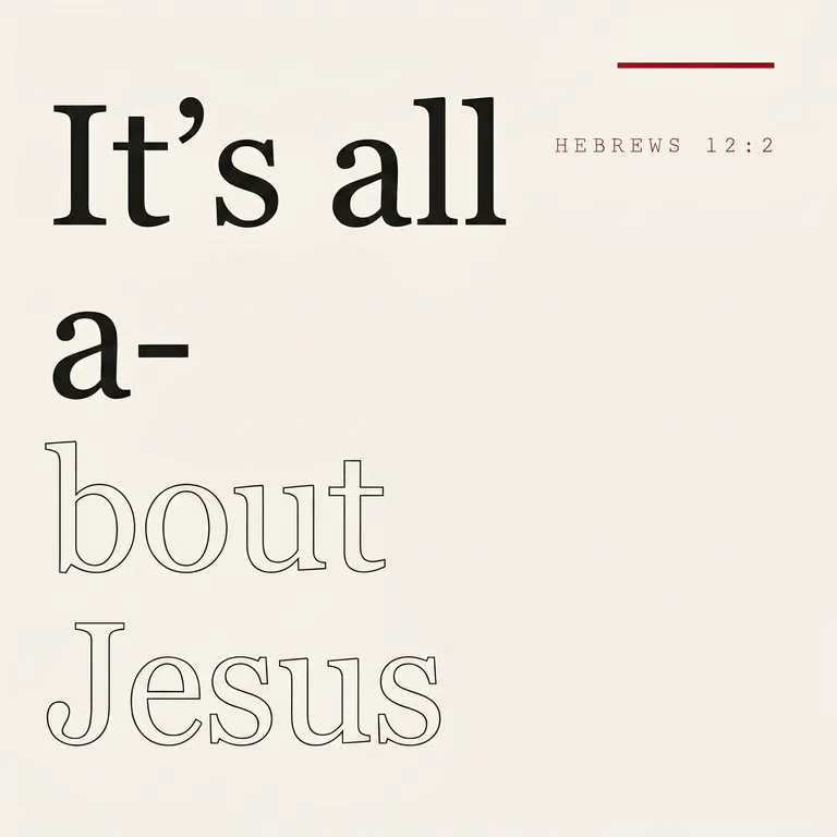 "It's all about Jesus" series artwork